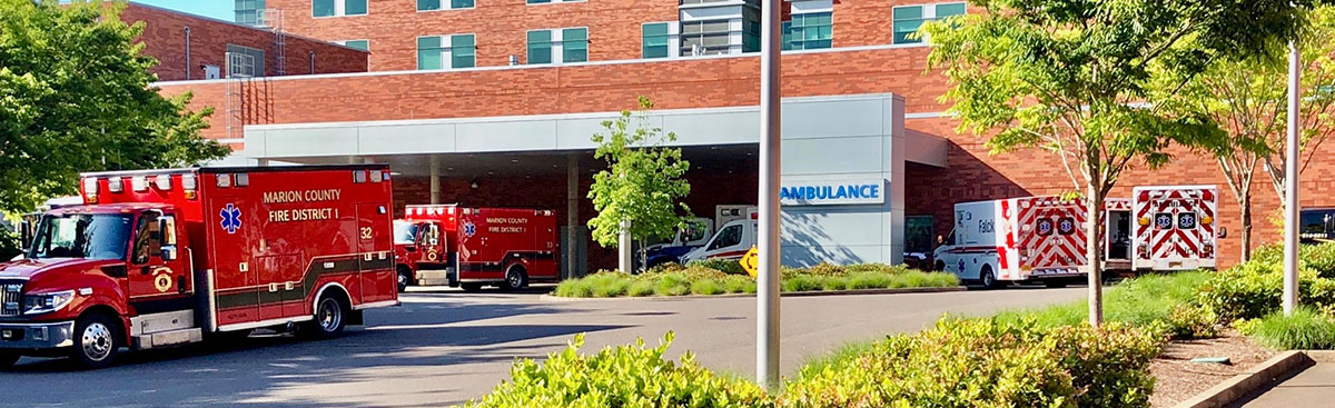 ambulance bay at Salem Hospital