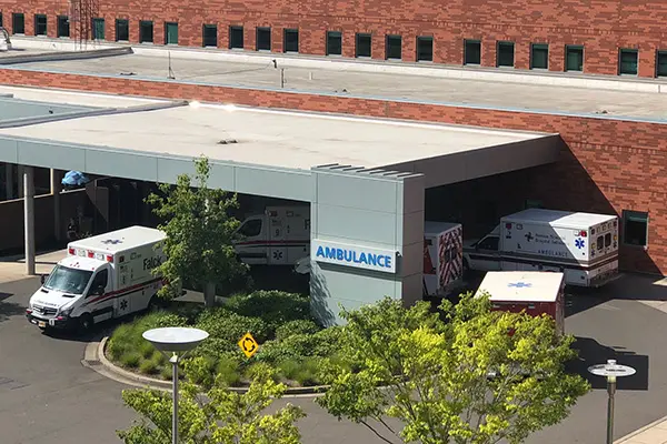 ambulance bay at Salem Hospital